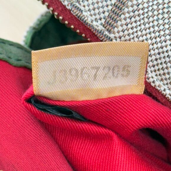 Dooney and Bourke Florentine Jacquard The Smith Bag Large in Red Monogram - Picture 9 of 16